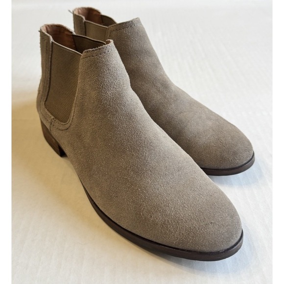 Frye Shoes - Frye Suede Chelsea Ankle Boots Booties Mushroom Taupe Women's  7 M